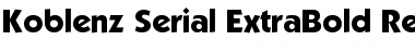 Koblenz-Serial-ExtraBold Font