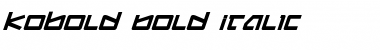 Kobold Bold Italic Bold Italic Font