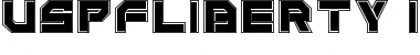 USPF Liberty Inline Font
