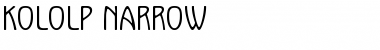 Download KoloLP-Narrow Font