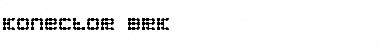 Konector (BRK) Regular Font