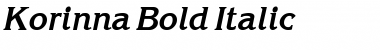 Korinna Bold Italic