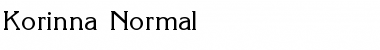 Korinna Normal Font