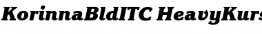 KorinnaBldITC Bold Italic