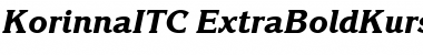 KorinnaITC Bold Italic Font