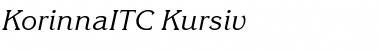 KorinnaITC Italic