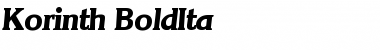 Korinth-BoldIta Regular Font