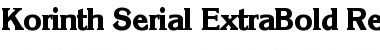 Korinth-Serial-ExtraBold Regular Font