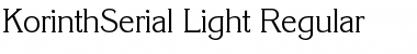KorinthSerial-Light Font