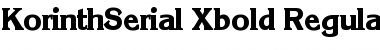 KorinthSerial-Xbold Regular Font