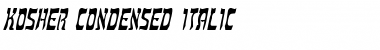 Kosher Condensed Font