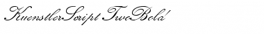 KuenstlerScript-TwoBold Font