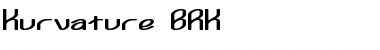 Kurvature BRK Regular Font