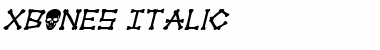 xBONES Italic Font