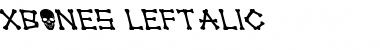 xBONES Leftalic Font