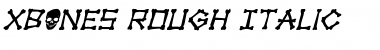 Download xBONES Rough Italic Font