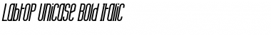 Labtop Unicase Bold Italic