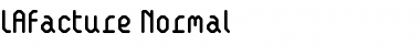 LAfacture Normal Font