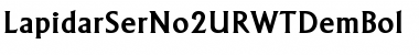 LapidarSerNo2URWTDemBol Regular Font