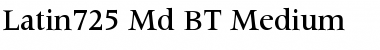 Download Latin725 Md BT Font