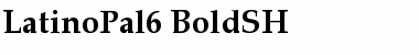 LatinoPal6 BoldSH Font