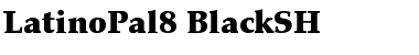LatinoPal8 BlackSH Font