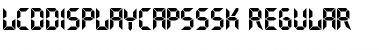 LCDDisplayCapsSSK Font