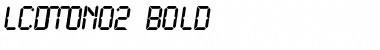 LCDMono2 Bold Font