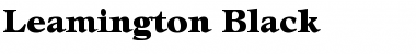 Leamington-Black Regular Font