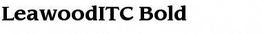 LeawoodITC Font
