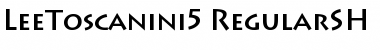 LeeToscanini5 RegularSH Font