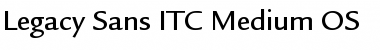Legacy Sans ITC Font