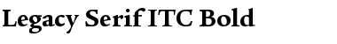 Legacy Serif ITC Regular Font