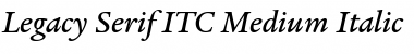 Legacy Serif ITC Regular