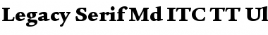 Legacy Serif Md ITC TT Font