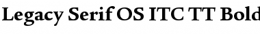 Legacy Serif OS ITC TT Bold