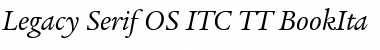 Legacy Serif OS ITC TT BookIta