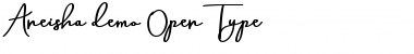Aneisha Script Bold Font