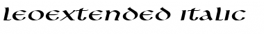 LeoExtended Italic Font