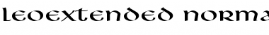 LeoExtended Normal Font