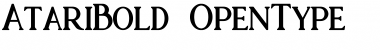 Atari Bold Font