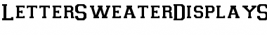 LetterSweaterDisplaySCapsSSK Regular Font