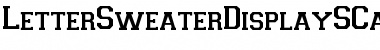 LetterSweaterDisplaySCapsSSK Font