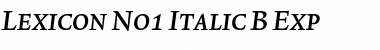 Lexicon No1 Italic B Exp
