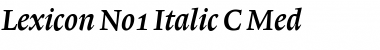 Lexicon No1 Italic C Med Font