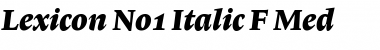 Lexicon No1 Italic F Med Font