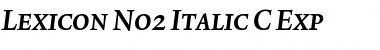 Lexicon No2 Italic C Exp