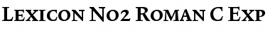 Lexicon No2 Roman C Exp Font