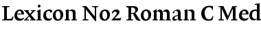 Lexicon No2 Roman C Med Font
