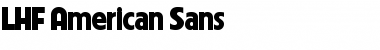 LHF American Sans Regular Font